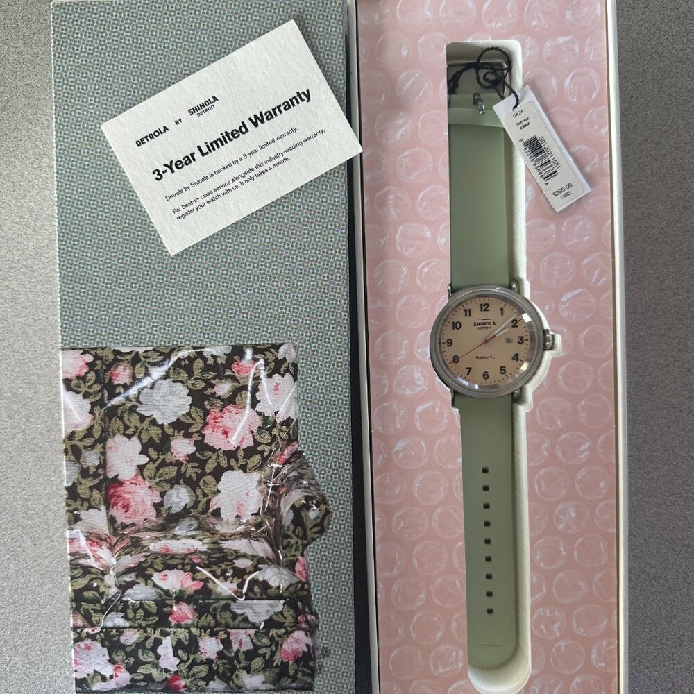 Shinola Detrola "Mint Condition" watch
